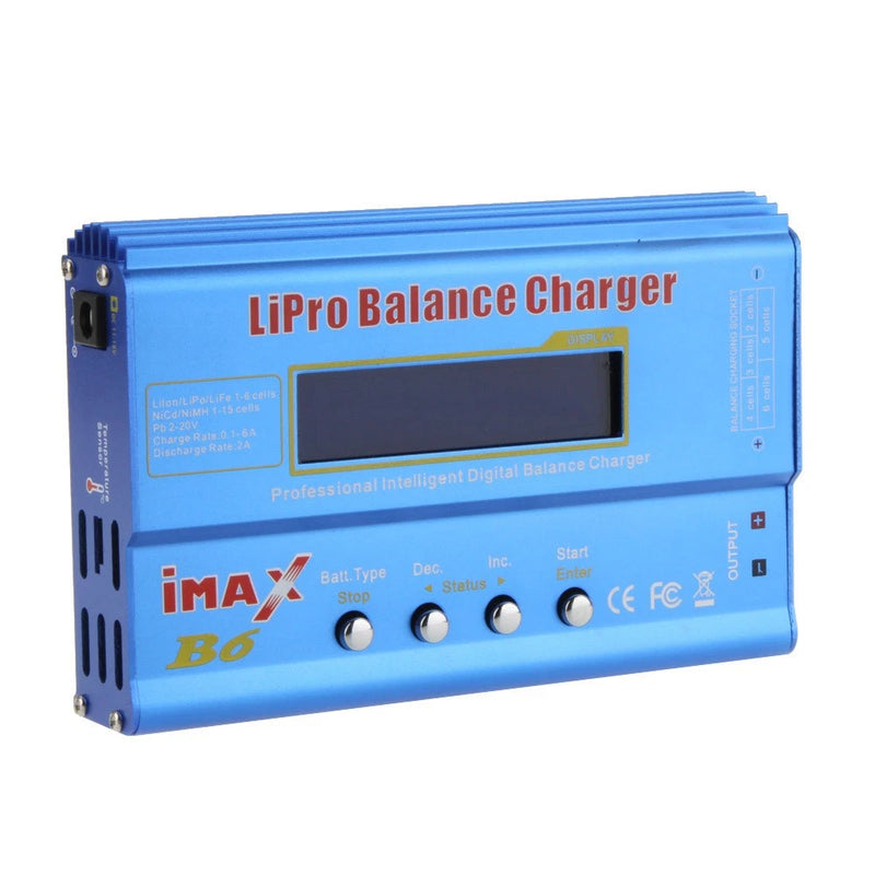 New IMAX B6 80W Lipo NiMh Li-ion Ni-Cd RC Battery Balance Digital Charger D XURL Battery