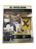 Rechargeable 2.4GHz micro drone kit box with auto pilot DX-1 and transmitter