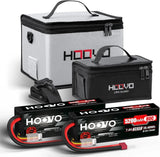 2S 7.4V 5200mAh 80C RC LiPo Battery Hard Case with T Connector 2Pack 2 Pack Battery