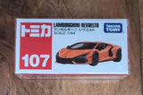 Takara Tomy Tomica #107 Lamborghini Revuelto Diecast Model Car 1/64 Scale