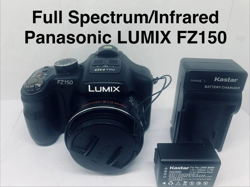 Full Spectrum Panasonic LUMIX FZ I50 Digital Bridge Camera For IR Photography