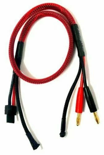 Fantom FAN26123 2S Balance Charge Leads 4mm Bullet Charger, Traxxas Batt 2 Feet Battery