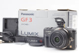 26 Languages [N MINT+] Panasonic LUMIX DMC-GF3C Black M4/3 14mm Lens From JAPAN