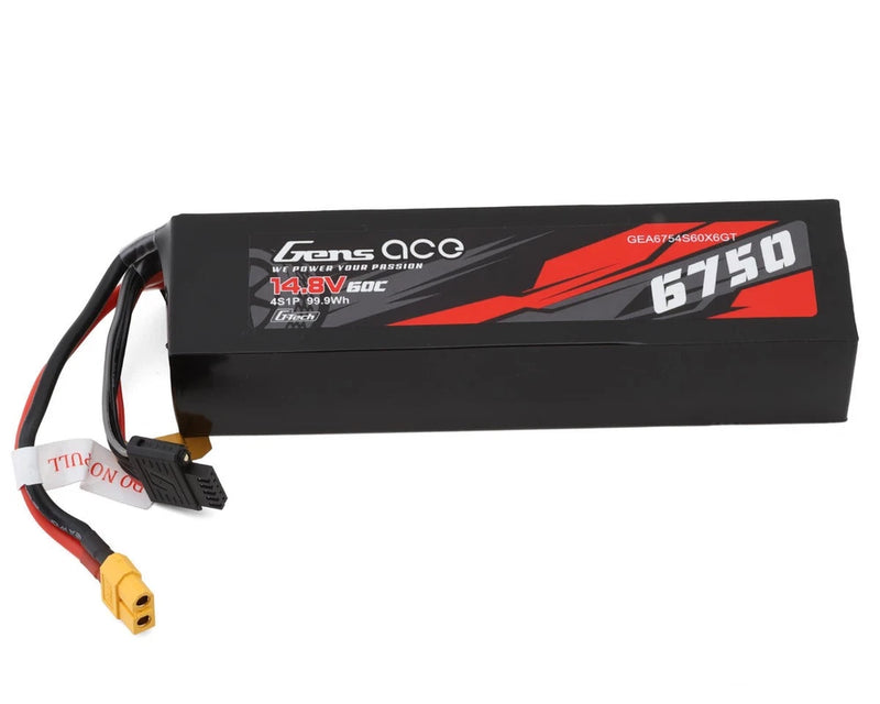 Gens Ace G-Tech Smart 4S LiPo Battery 60C (14.8V/6750mAh) w/XT60 Connector Battery