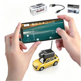 WLtoys 6401 Mini RC Car 1:64 with 720P FPV Camera Wifi APP Control Car Yellow
