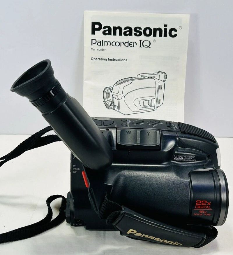 Panasonic Palmcorder IQ PV-D326D Camcorder wStrap and Manual Untested READ