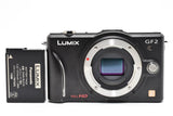 Excellent Panasonic Panasonic LUMIX DMC-GF2 Black Mirrorless SLR SS806 #1405
