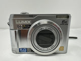 Panasonic Lumix DMC-LZ2 5MP Silver Digital Camera 24x Zoom - TESTED - WORKS -