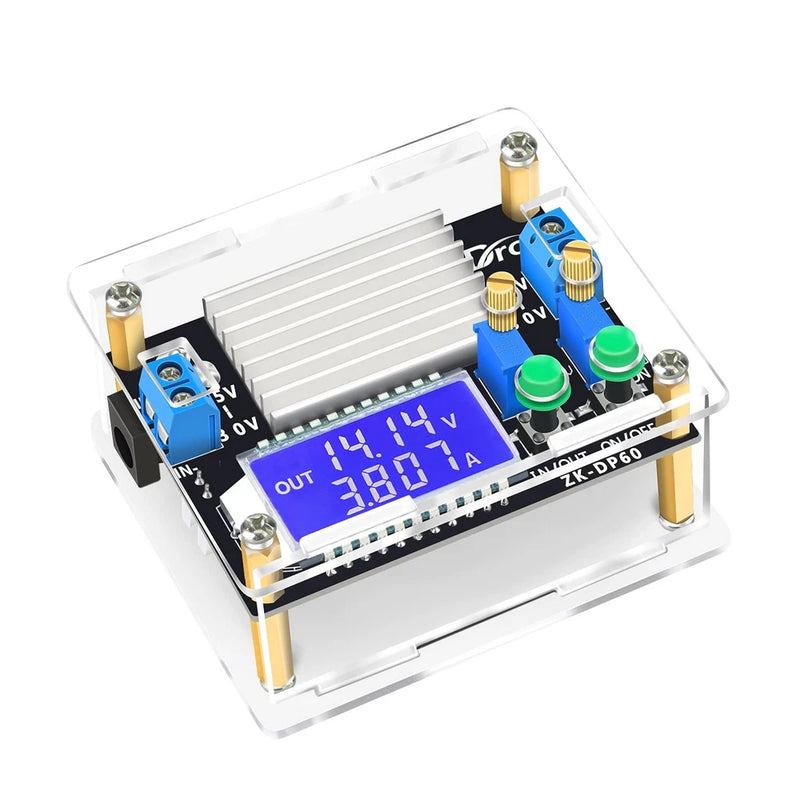 Boost Buck Converter, DC 5.5-30V to 0.5-30V 5V 12V 24V Output Adjustable Powe...