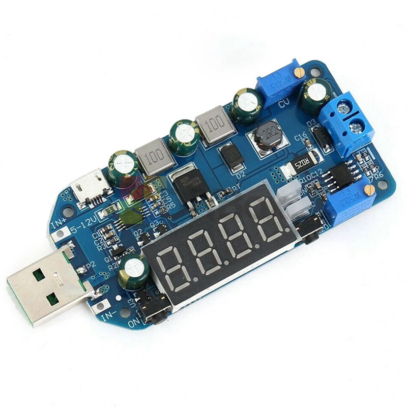 15W 2A 5V to 0.5-30V USB Buck Boost Converter Step Up/Down Power Supply Module