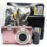 FUJIFILM FinePix F70EXR Pink Compact Digital Camera with Box Tested