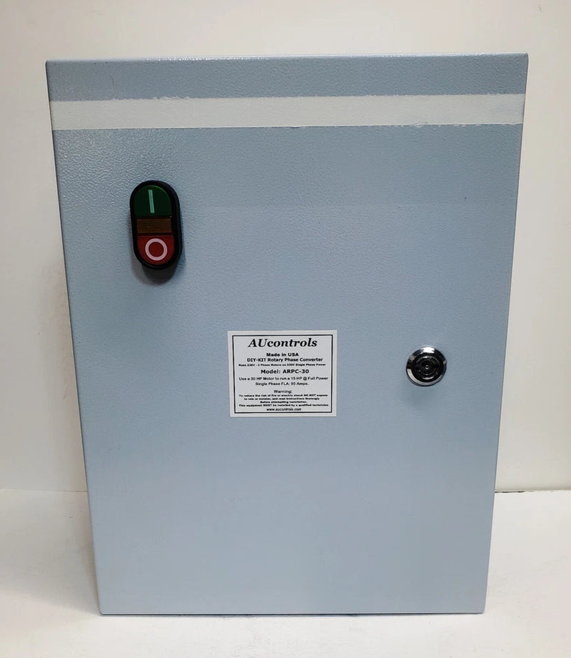 Make a 20HP Rotary Converter to run a 10HP Motor at FULL power, Mod. ARPC-20S