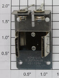 Keystone Electronics 9-volt snap-in battery holder with two metal PC lugs and screws