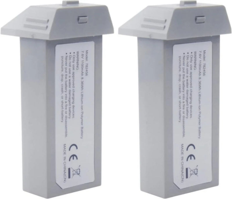 2PCS 7.6V 1100mAh 2S Lipo Battery for HS440D Quadcopter Foldable Remote Control