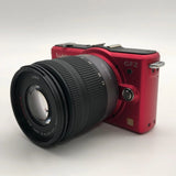 Panasonic LUMIX DMC-GF2 Digital Mirrorless Red Camera 14-42mm f/3.5-5.6 Lens