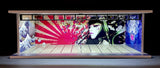 JDM Japanese Mural Art Theme 1:64 Model Garage Diorama LED Lighting! FAST SHIP