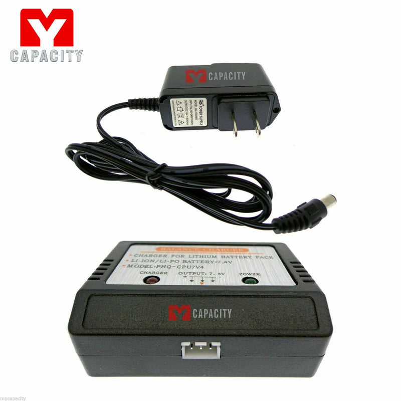 7.4V Battery Charger for 2S Lipo Battery Deans RC Airplane Car Truck Drone Boat
