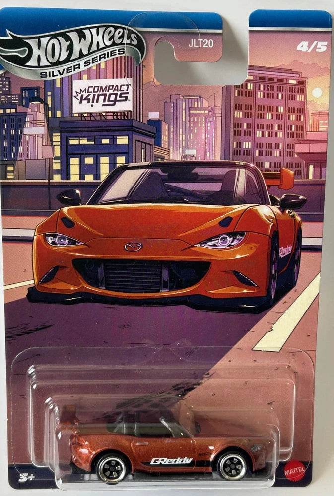 15 Mazda MX-5 Miata Japanese Sports Car Model Toy Diecast 1:64 Scale Hot Wheels