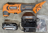RIDGID 18V Brushless Oscillating Multitool w/ 2aH Battery Model# R86241 Battery