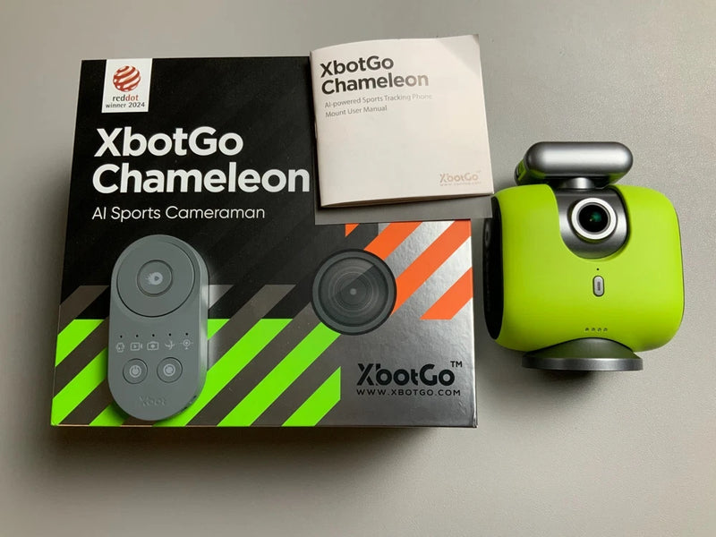XbotGo Chameleon CHMG01 Lemon Green AI Sports Action Camera Gimbal Tracking
