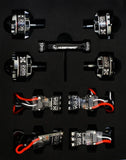 FPV quad racing brushless motors and 30A ESC circuit boards set with wiring