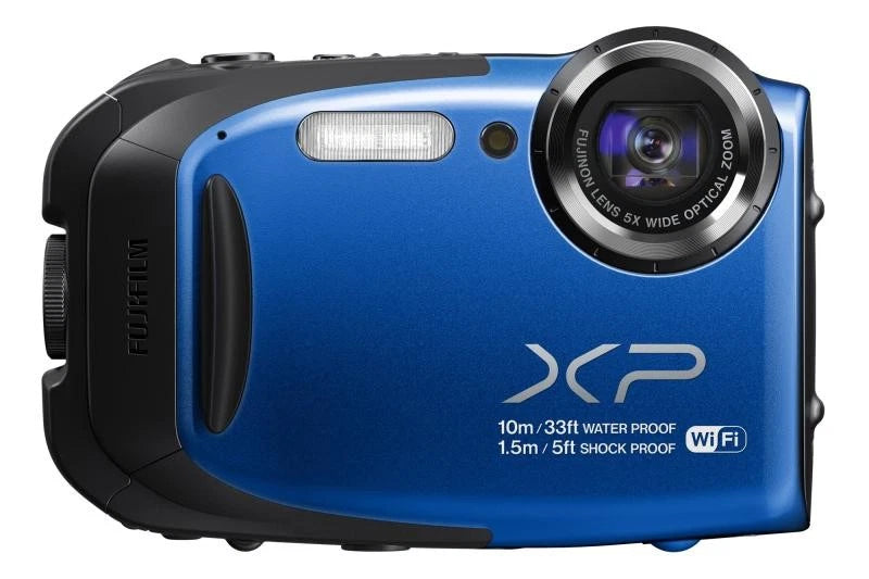 Fujifilm XP70 Blue Compact Digital Camera 16MP Waterproof Shockproof From Japan