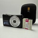 Panasonic Lumix DMC-FH4 Black Compact Digital Camera New Battery Ex Working Cond
