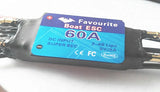 60A Brushless Senseless RC Boat 6S/24V ESC Speed Controller Waterproof 5V/5A