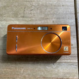 Panasonic DMC-F1 Digital Camera Orange Slightly Used with Scratches