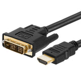 6 FT HDMI Male to DVI-D Male Cord Bi-Directional Cable Adapter Converter 1080p