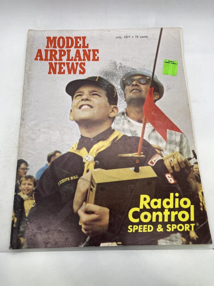 Model Airplane News Magazine July 1971 Radio Control Speed Sport