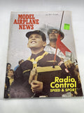 Model Airplane News magazine cover, July 1971, featuring radio control speed & sport theme