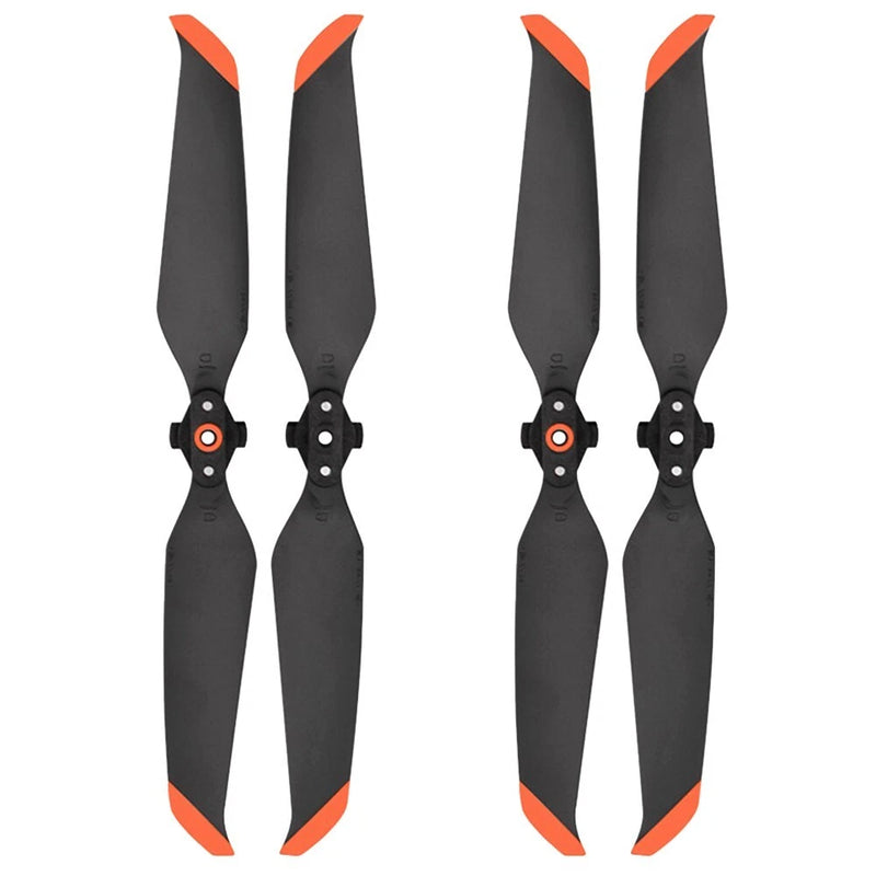 2-Pairs Black Propellers Low-Noise Quick Release Props Blade f DJI Mavic Air 2S