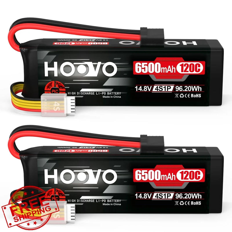 HOOVO 4S 14.8V 6500mAh 120C Lipo Battery Battery