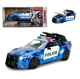 JADA 1/24 TRANSFORMERS BARRICADE LAST KNIGHT CUSTOM POLICE CAR MODEL 98400-6F