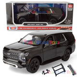 MOTORMAX 2025 Chevrolet Tahoe PPV 1:24 Police DIECAST MODEL KIT 76816 Black