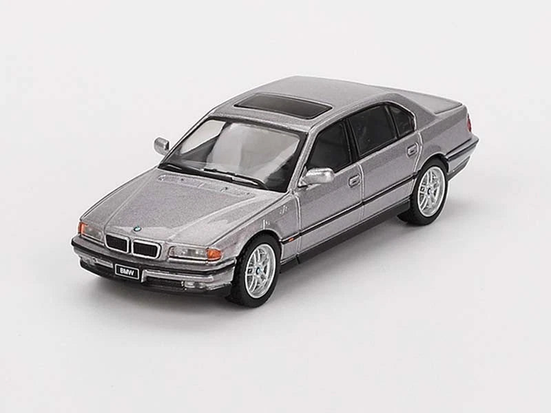 BMW 750IL ¨C Aspen Silver (Mini GT) Diecast 1:64 Scale Model - TSM MGT00792