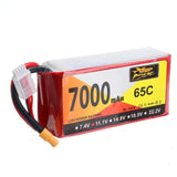 NEW 65C High Rate 11.1V 7000mAh FPV RC drone w/ XT60 Connector for FPV Drone