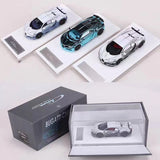 LJM  1:64 Veyron Ceramic Dragon Chiron Resin car Model Collectible