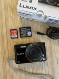 Panasonic Digital Camera Lumix DMC-SZ8 16.0MP Black Tested
