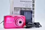 ??[Near Mint] Panasonic LUMIX DMC-S2 Pink Digital Camara Japanese Only