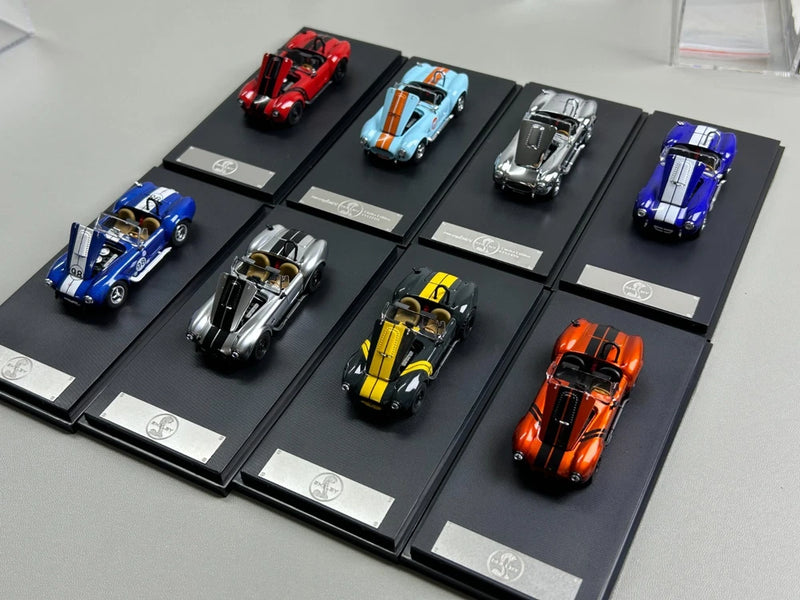 FW 1/64 Ford Shelby Cobra 427 Roadster Diecast Car Model--Multiple color choices