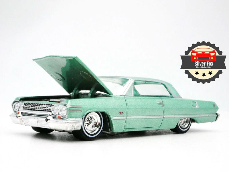 1963 CHEVROLET IMPALA LIGHT GREEN 1:64 SCALE DIECAST COLLECTOR COLLECTOR MODEL C