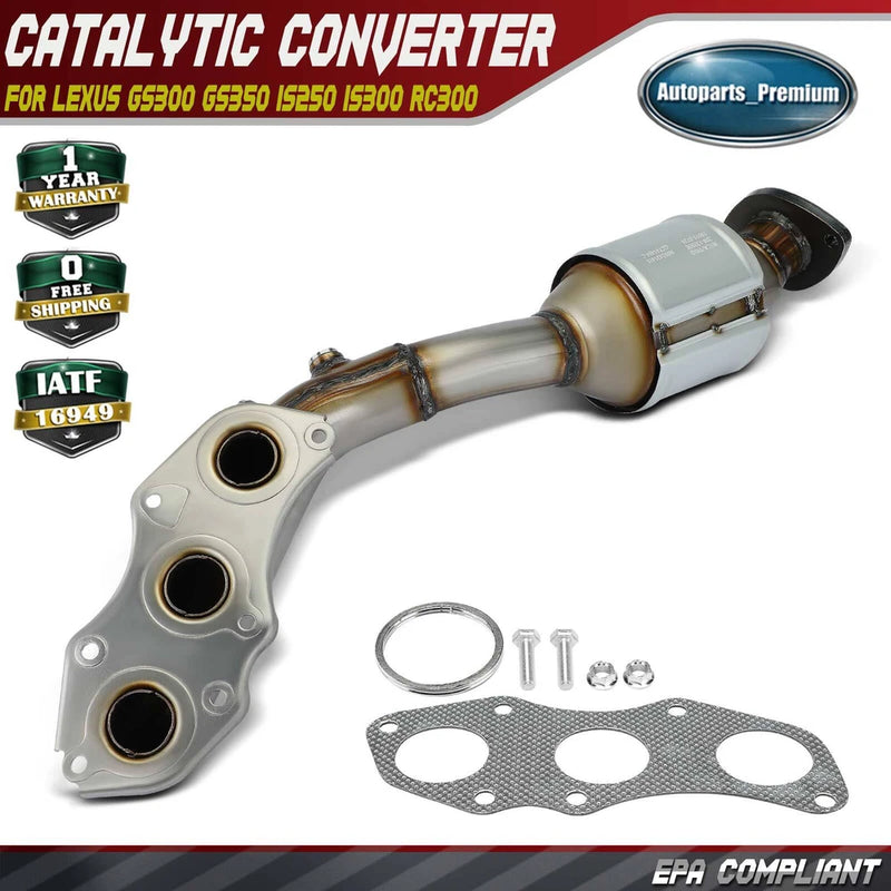 Passenger Side Catalytic Converter for Lexus GS300 GS350 IS250 IS300 IS350 RC300 Converter