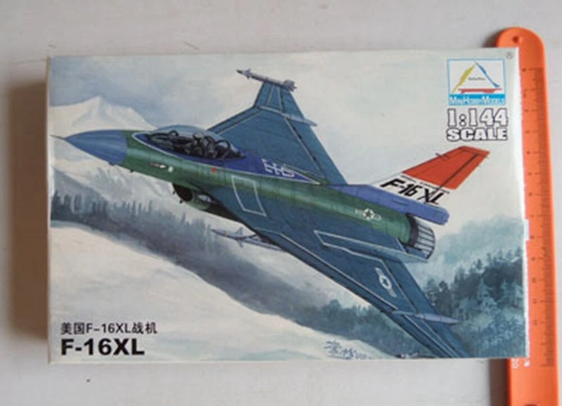 1/144 Plastic Model Kits US F-16XL fighter 80423 Assembled Aircraft AGES 14+