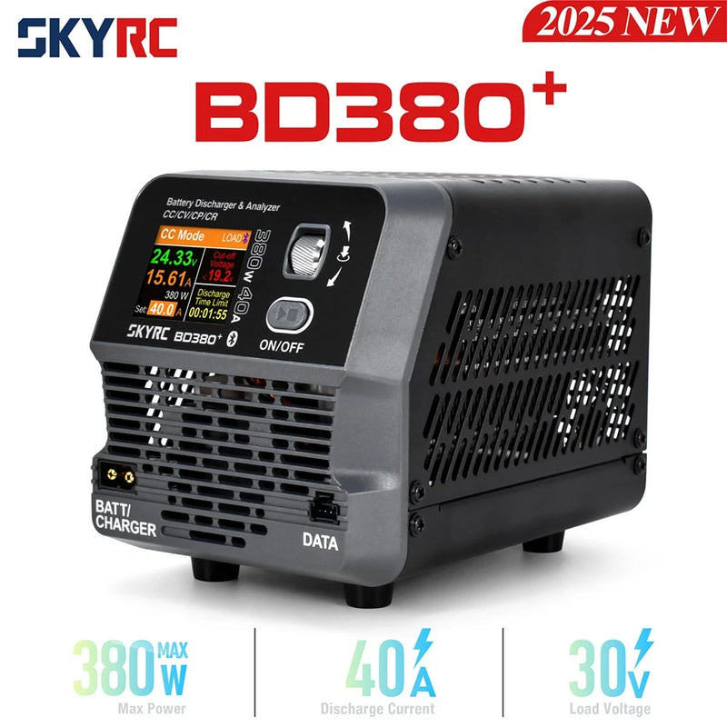 2025 NEW SKYRC BD380+ 380W 40A Battery Discharger Analyzer with Real-Time Data Battery
