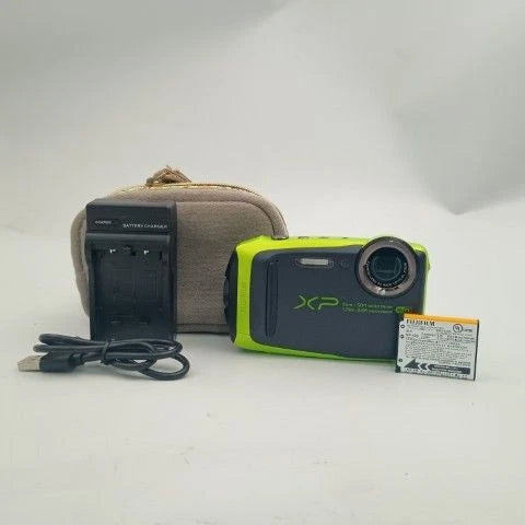 FUJIFILM FinePix XP90 Green Digital Camera Compact Waterproof Tested