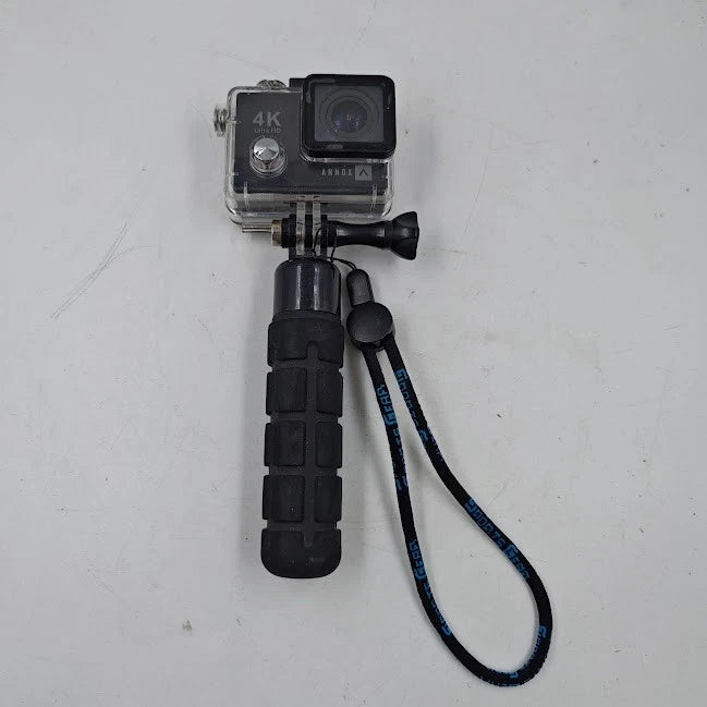 4K Ultra HD Action Camera - Untested, Used, Case & Tripod