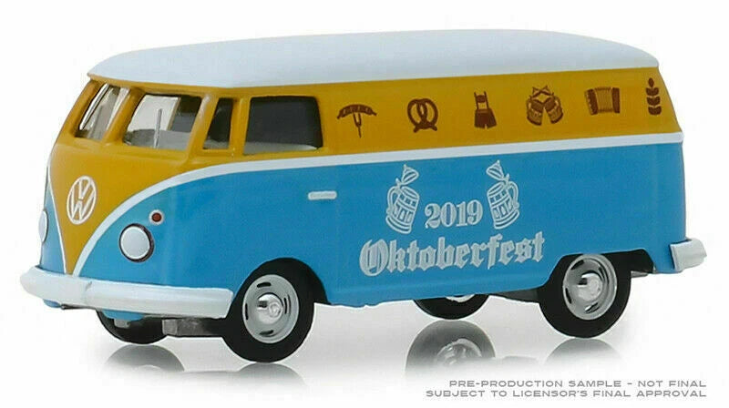 VOLKSWAGEN PANEL VAN "OKTOBERFEST 2019" 1/64 DIECAST MODEL BY GREENLIGHT 30045
