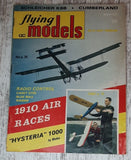 Flying Models magazine cover with radio control plane, March 1971 issue, 1910 Air Races